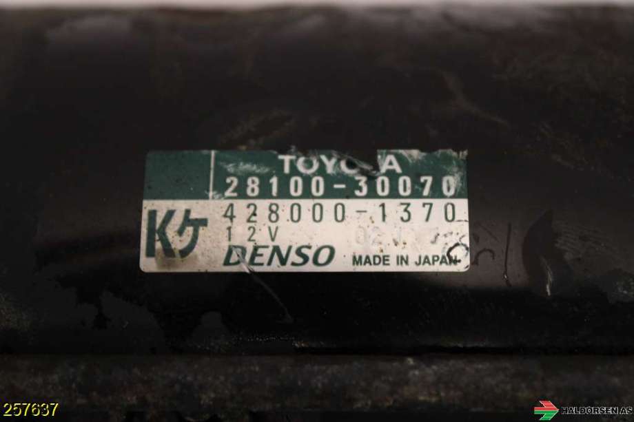 Starter diesel til Toyota Land Cruiser 120 2002-2009  (TOYOTA|28100-30070|)