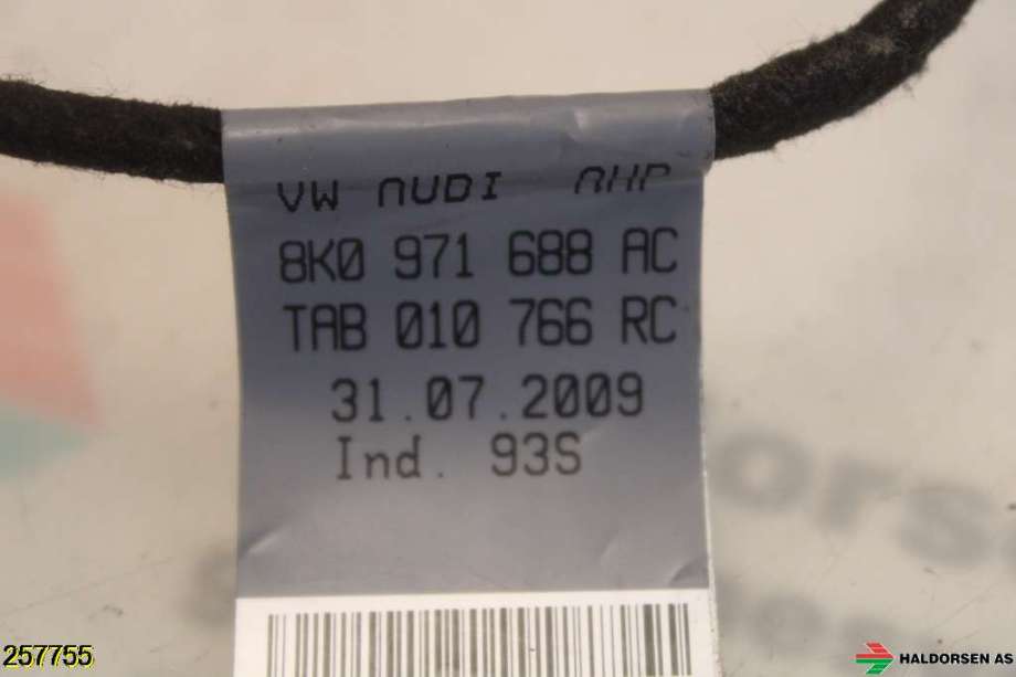 Ledningsnett til Audi A4 2007-2014 (Type IV) (B8) (B8) (AUDI||8KO 971 688 AC)