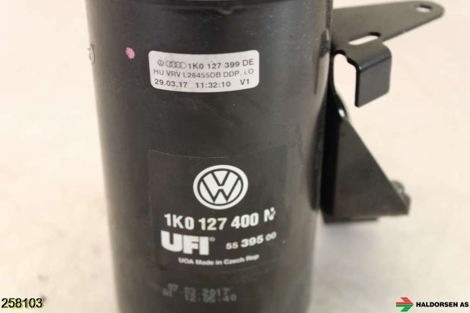 Dieselfilterholder til VW Caddy 2015-2020 (Type III, Fase 3) (VOLKSWAGEN|1K0 127 400 N|)