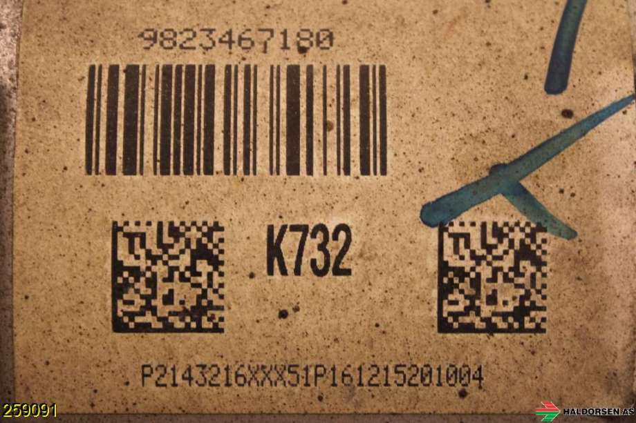 Partikkelfilter til Peugeot Partner 2015-2019 (Type II, Fase 2)  (PEUGEOT|98 234 671 80|)