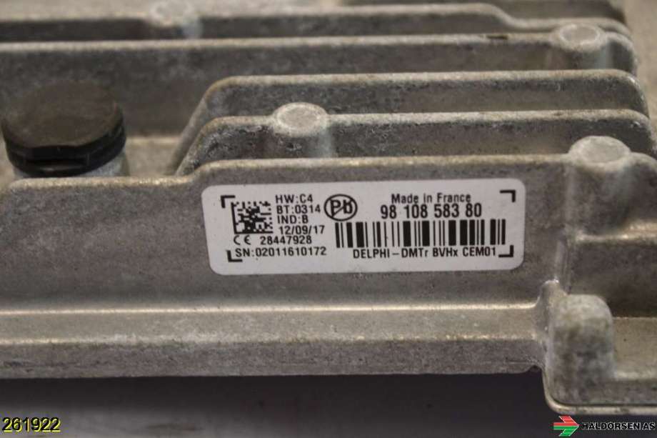 Styreenhet tenning til Citroën Jumpy 2016-->> (Type III)  (CITROEN||98 108 583 80)