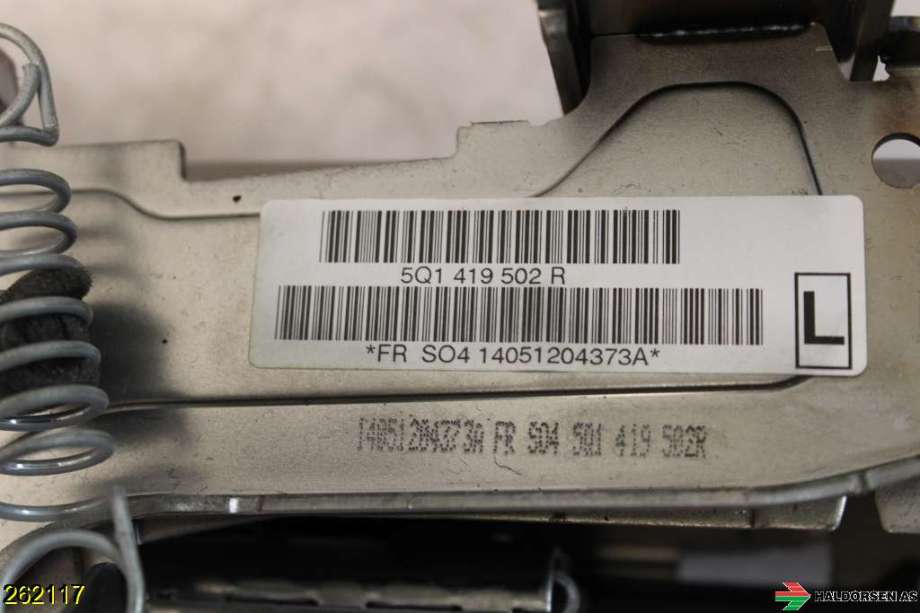 Rattaksel til VW Golf VII 2012-2017 (Fase 1)  (VOLKSWAGEN|5Q1 419 502 BS|)