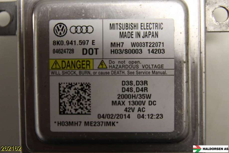 Styreenhet xenon/ballast til VW Golf VII 2012-2017 (Fase 1)  (VOLKSWAGEN|8K0 941 597 E|)