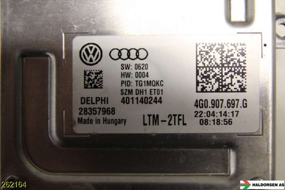 Styreenhet xenon/ballast til VW Golf VII 2012-2017 (Fase 1)  (VOLKSWAGEN|4G0 907 697 F|)