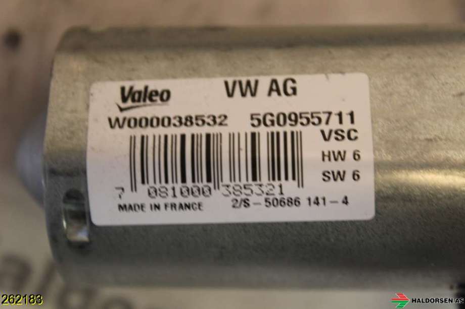 Viskermotor bakrute til VW Golf VII 2012-2017 (Fase 1)  (VOLKSWAGEN|5G0 955 711 C|5G0 955 711 A|)