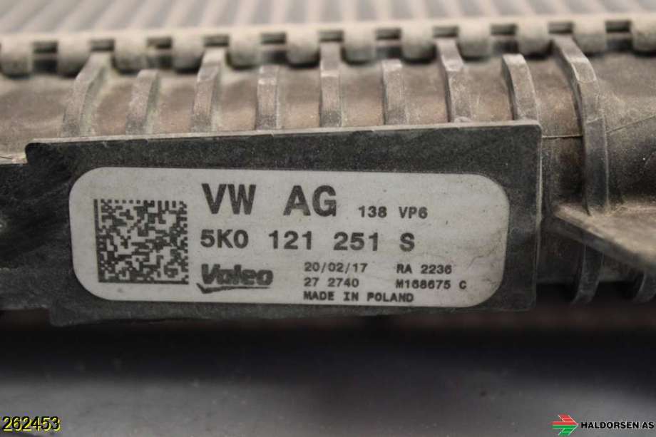 Oljekjøler til VW Caddy 2015-2020 (Type III, Fase 3)  (VOLKSWAGEN||5KO 121 251 S)