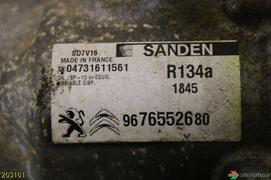 Aircondition kompressor til Citroën Jumper 2014-->> (Type III, Fase 2)  (CITROEN|96 765 526 80|)