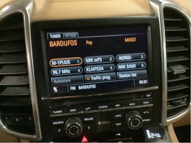 Bilstereo navigasjon til Porsche Cayenne 2010-2017 (92A) (92A) (PORSCHE|958 642 970  X|)