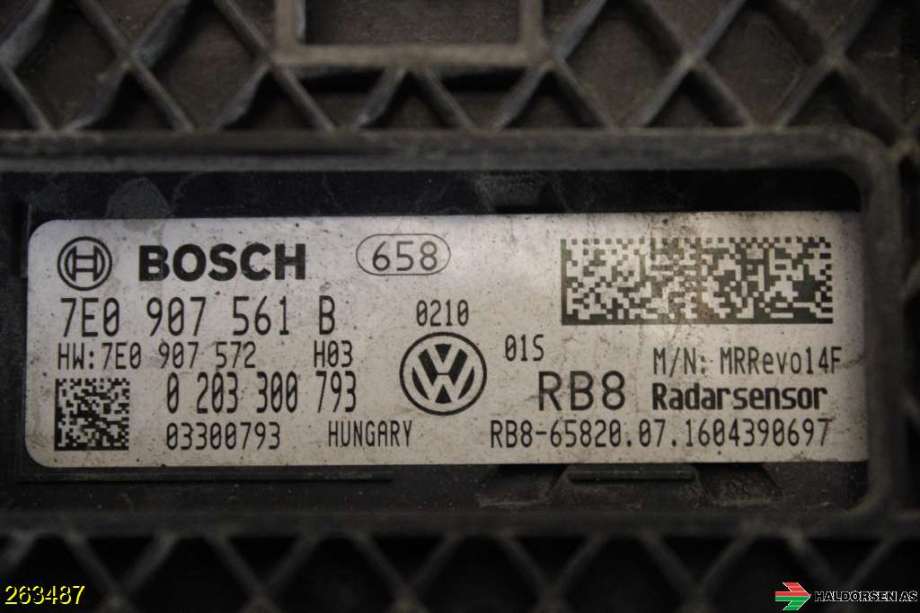 Sensor radar til VW Transporter / Caravelle 2015-2019 (T6) (T6) (VOLKSWAGEN||7E0 907 561 B)