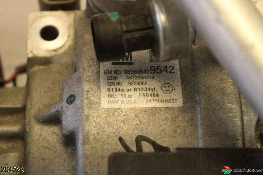 Aircondition kompressor til Opel Mokka 2012-2016 (Type I, Fase 1)  (OPEL|39158158|)