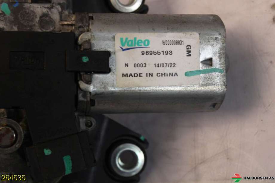 Viskermotor bakrute til Opel Mokka 2012-2016 (Type I, Fase 1)  (OPEL|96955193|)