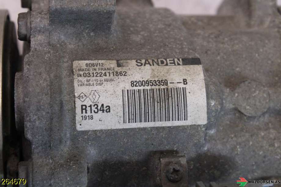 Aircondition kompressor til Renault Kangoo 2008-2021 (Type II)  (RENAULT|7711497298|)