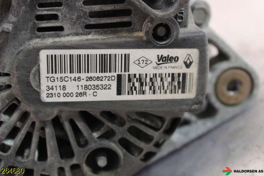 Dynamo til Renault Kangoo 2008-2021 (Type II)  (RENAULT|231004554R|)