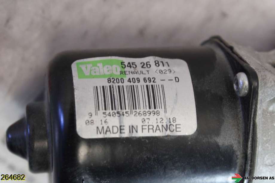 Viskermotor frontrute til Renault Kangoo 2008-2021 (Type II)  (RENAULT|7701066449|)