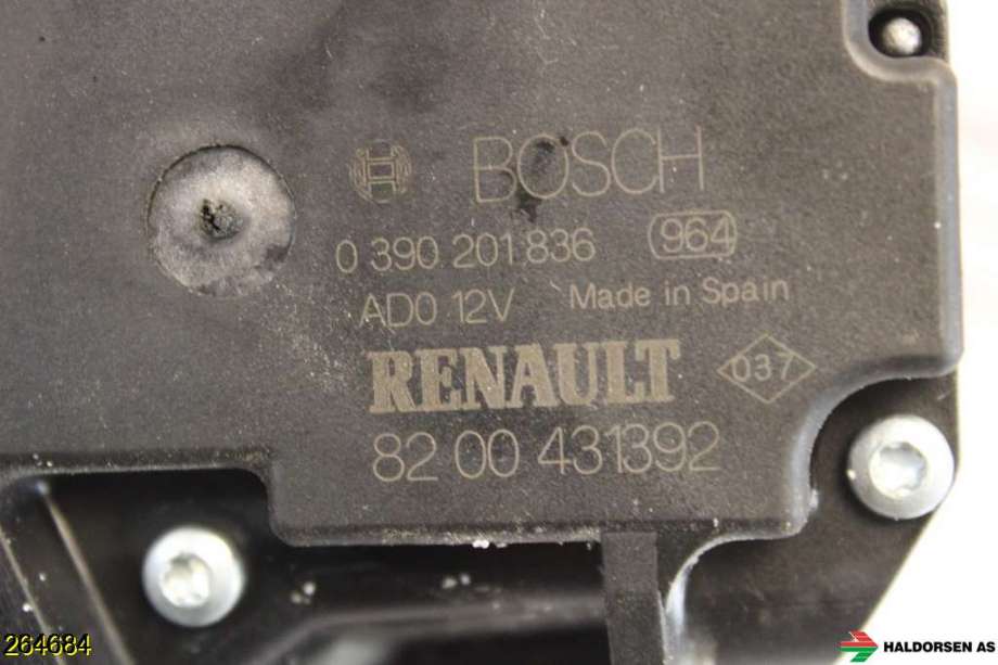 Viskermotor bakrute til Renault Kangoo 2008-2021 (Type II)  (RENAULT|8200431392|)
