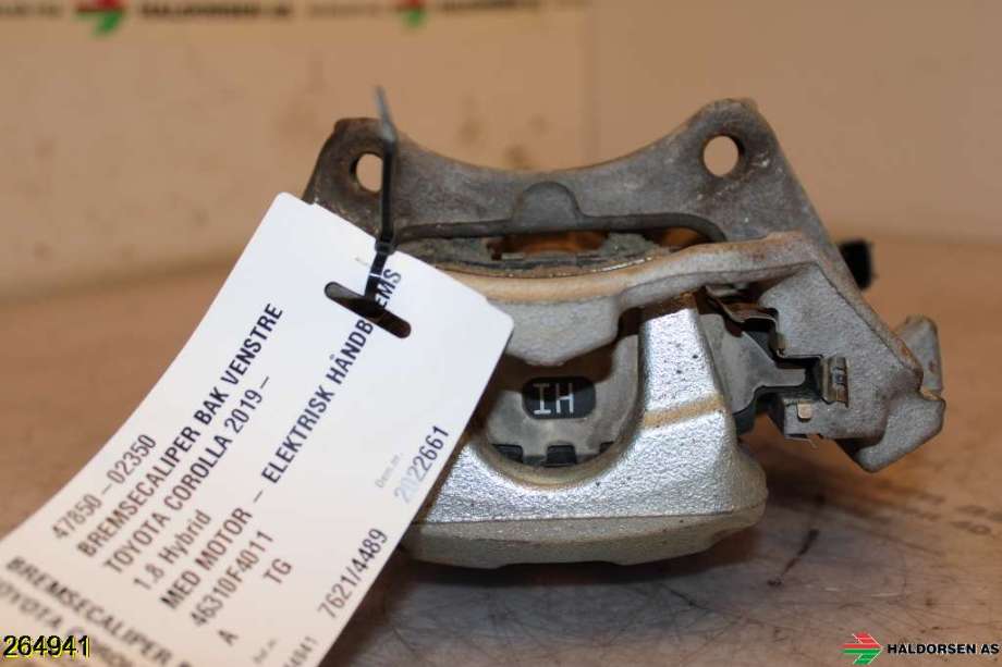 Bremsecaliper venstre bak til Toyota Corolla 2019-->>  (TOYOTA|47850-02350|46310F4011|)