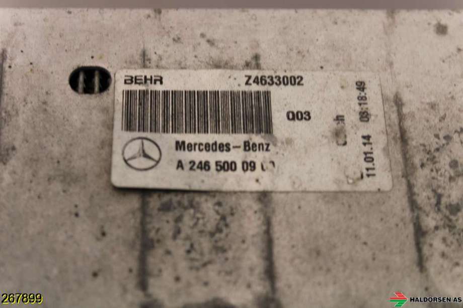 Intercooler til Mercedes CLA 2013-2019 (C117) (C117) (MERCEDES|A 246 500 00 54|)