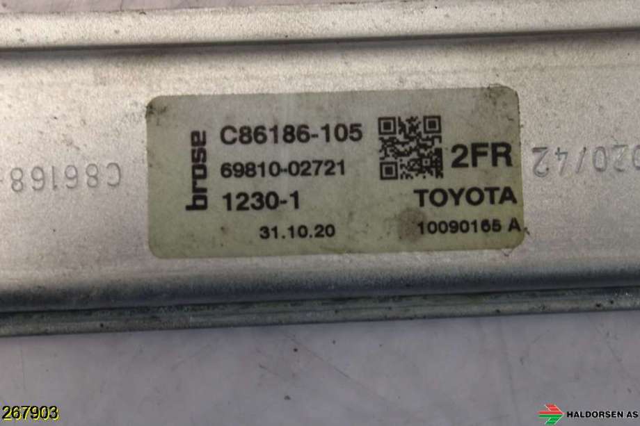 Ruteheis til Toyota Corolla 2019-->>  (TOYOTA|C86186-105|69810-02721|)