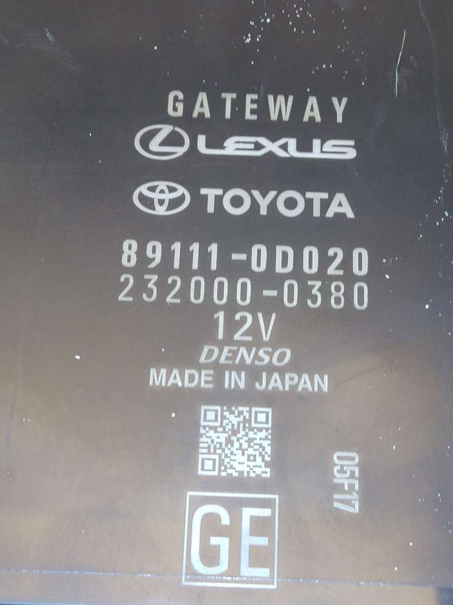 Styreenhet diverse til Toyota Yaris Cross (SUV) 2021-->> (TOYOTA|89111-0D020|)