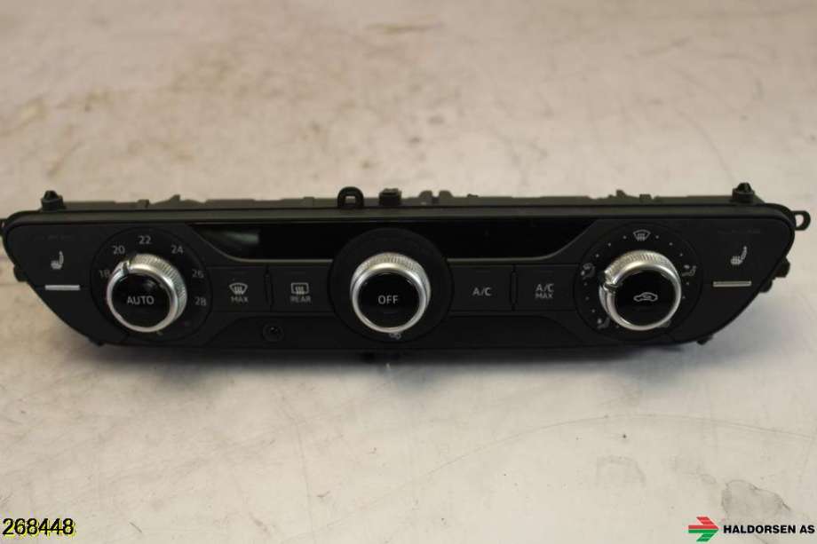 Varmeapparat betjening til Audi A4 2015-2019 (Type V, Fase 1) (B9) (B9) (8W0 820 043 Q 5PR|)