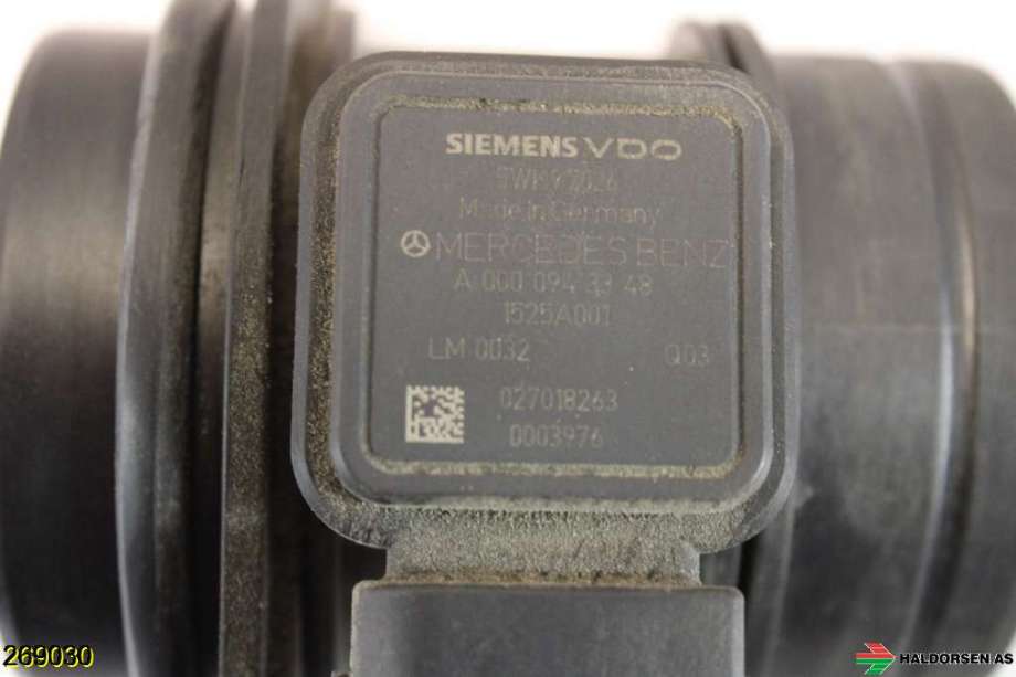 Luftmengde/luftmassemåler til Mercedes B-Klasse 2008-2011 (Fase 2) (W245) (W245) (MERCEDES||A 000 094 33 48)