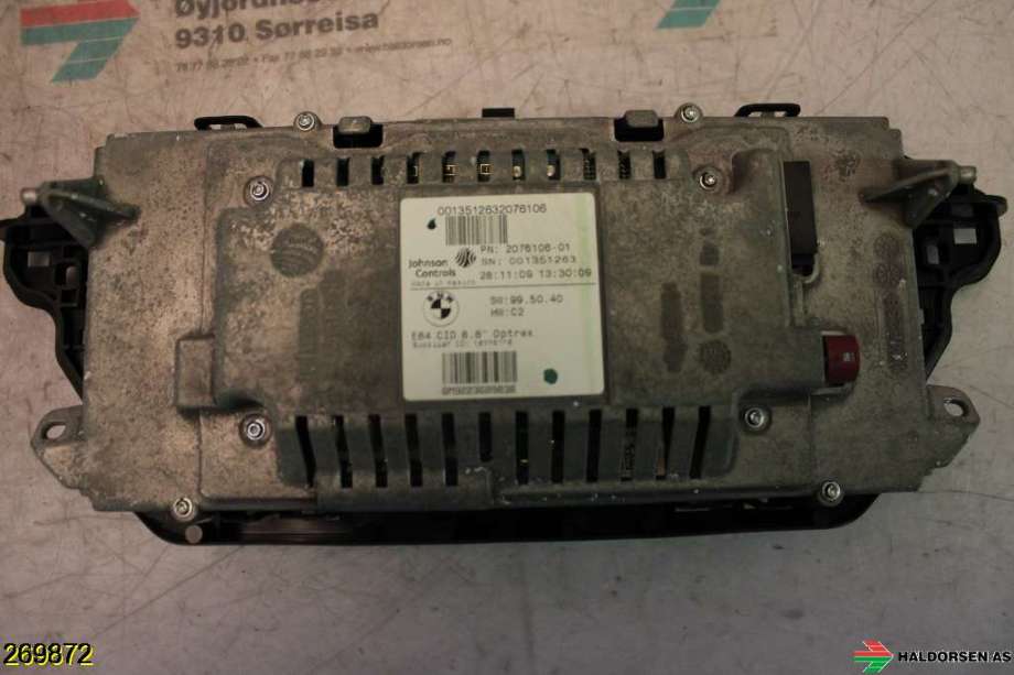 Instrument kjørecomputer til BMW X1 2009-2015 (E84) (E84) (BMW|65 50 9 289 585|)