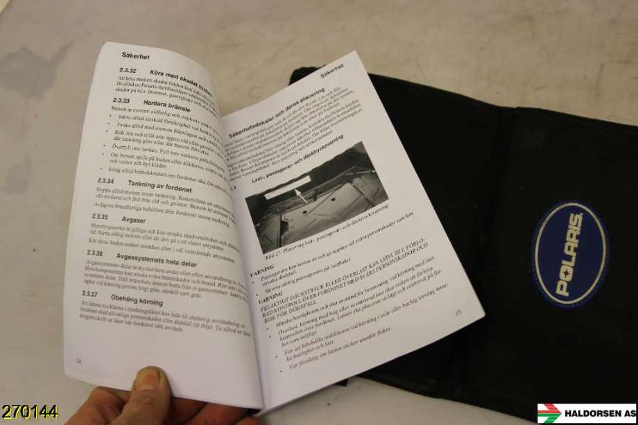 Instruksjonsbok til ATV ATV diverse merker 0-->> (POLARIS|)