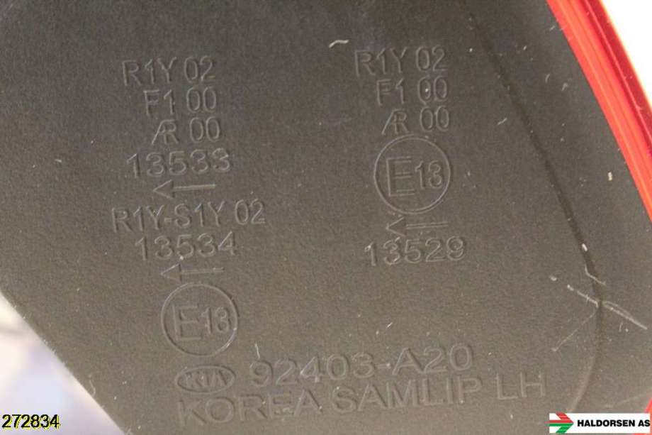 Baklykt venstre indre til Kia Cee