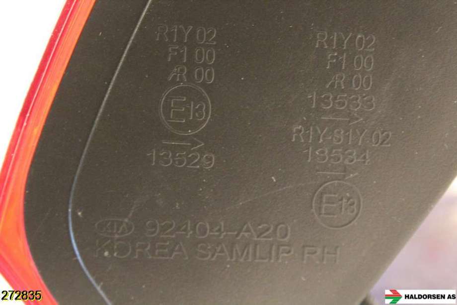 Baklykt høyre indre til Kia Cee