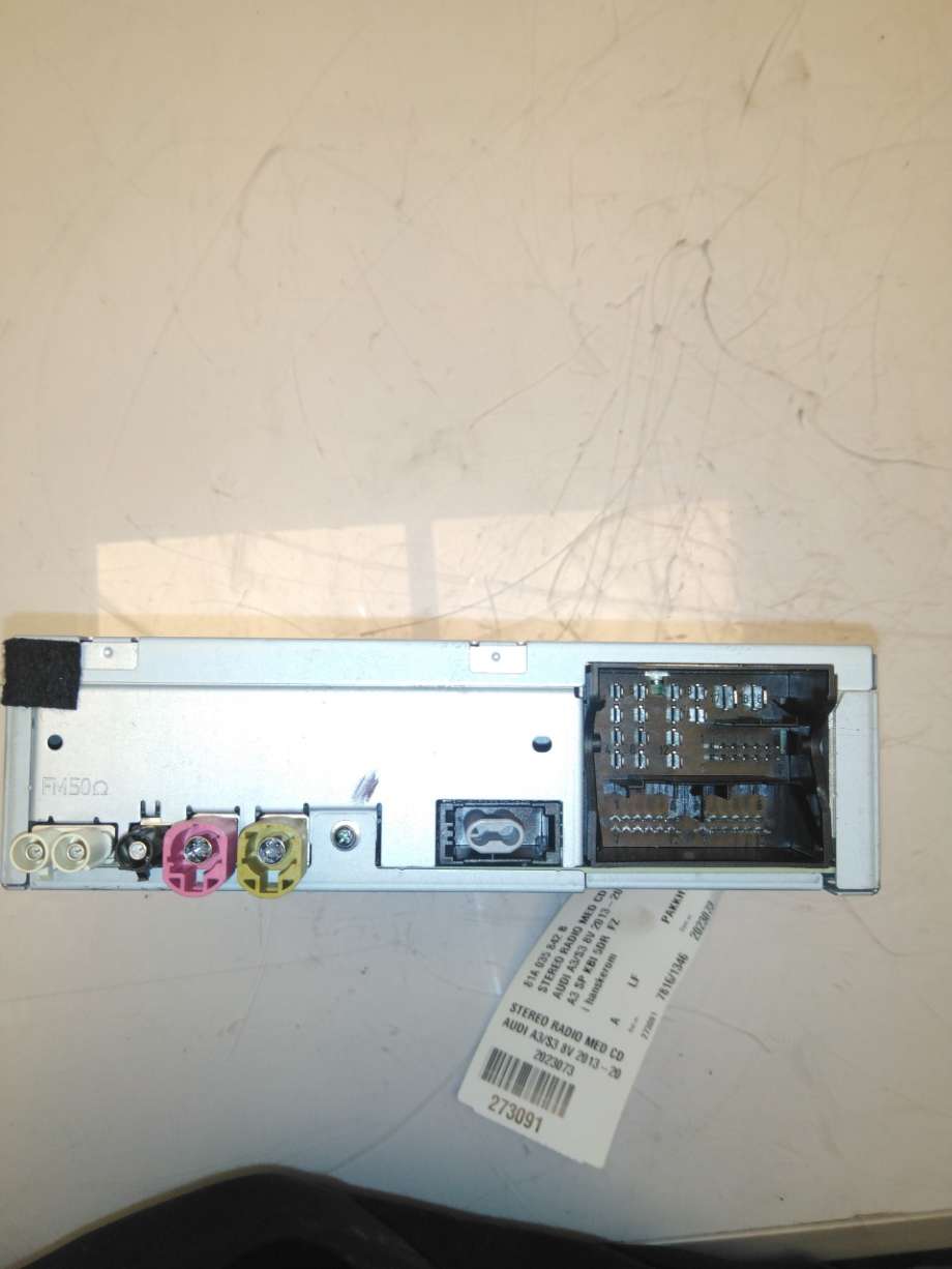 Bilstereo til Audi A3 2012-2016 (Type III, Fase 1)  (AUDI|81A 035 842 B|)