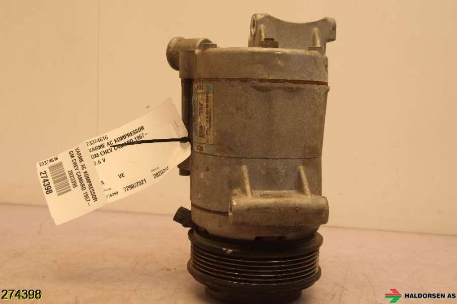 Aircondition kompressor til Chevrolet Camaro 1967-->>  (CHEVROLET|23374616|)