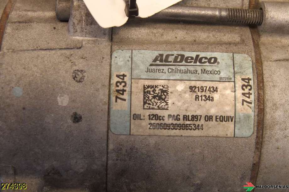 Aircondition kompressor til Chevrolet Camaro 1967-->>  (CHEVROLET|23374616|)