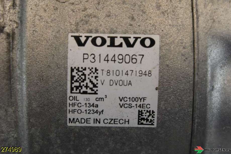 Aircondition kompressor til Volvo XC40 2018-2024 (VOLVO|36011415|)