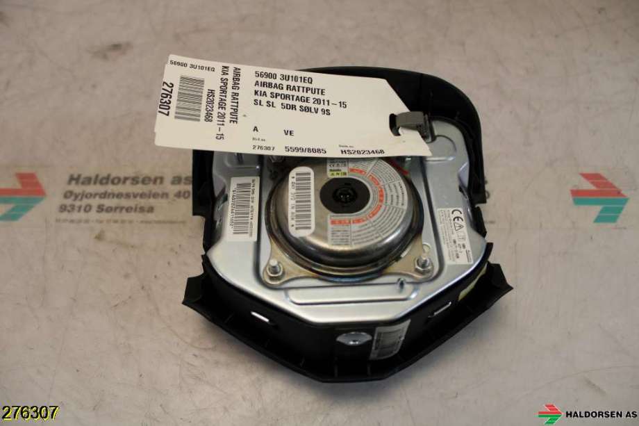 Airbag rattpute til Kia Sportage 2010-2016 (Type III)  (KIA|56900 3U101EQ|)