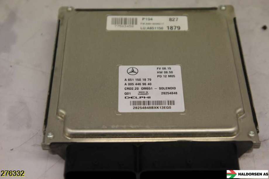 Styreenhet motor til Mercedes Vito/Viano 2010-2014 (Fase 2) (W639) (W639) (MERCEDES|A 651 150 18 79|)
