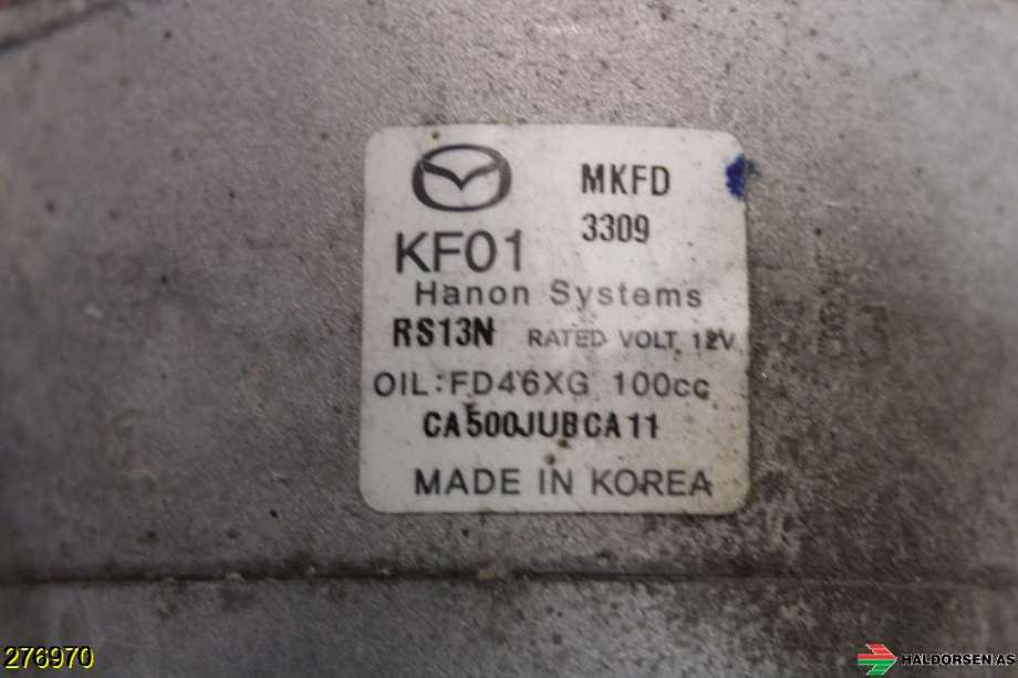 Aircondition kompressor til Mazda CX-5 2017-->> (Type II) (MAZDA|KF01-61-450A|)