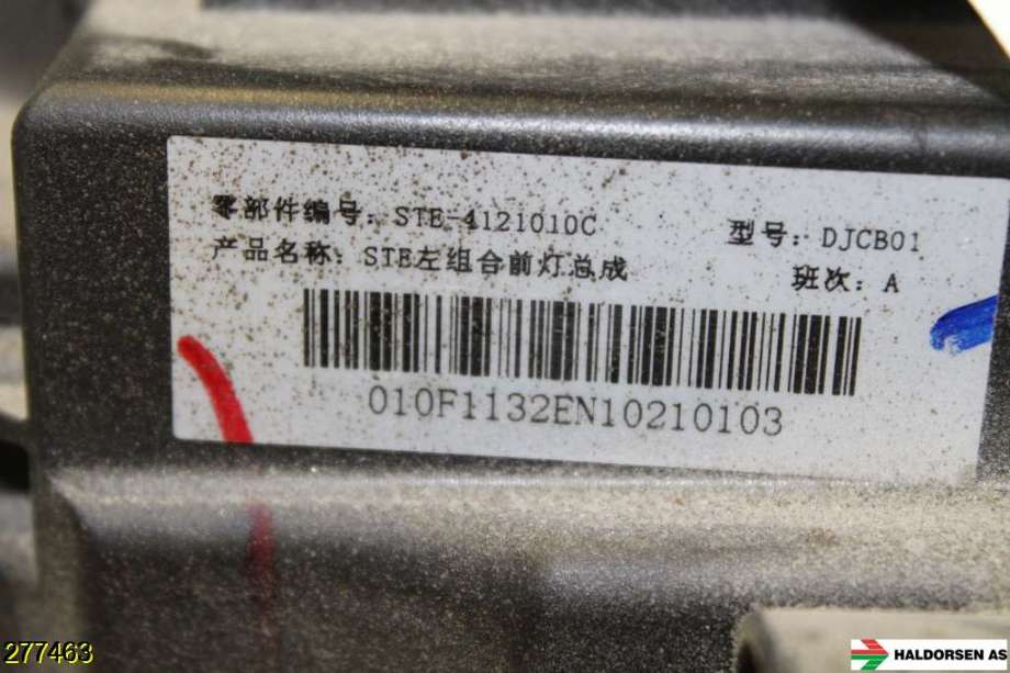 Frontlykt venstre halogen til BYD Tang 2020-->> (BYD|13003826-00|)