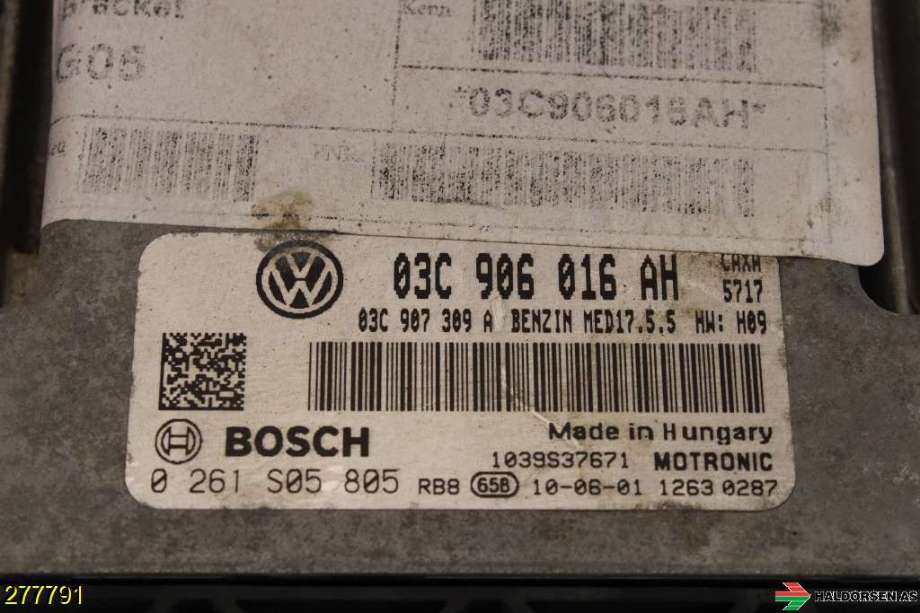 Styreenhet motor til VW Scirocco 2008-2013 (VOLKSWAGEN|03C 906 016 AH 130|)