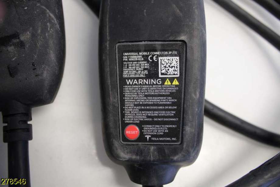 Batterilader kabel til Tesla Model S 2013-2016 (Fase 1)  (TESLA|)