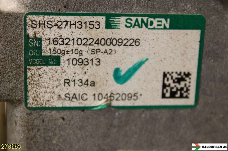 Aircondition kompressor til MG EHS 2021-->> (Type I) (MG EHS PLUG-IN HYBRID|)