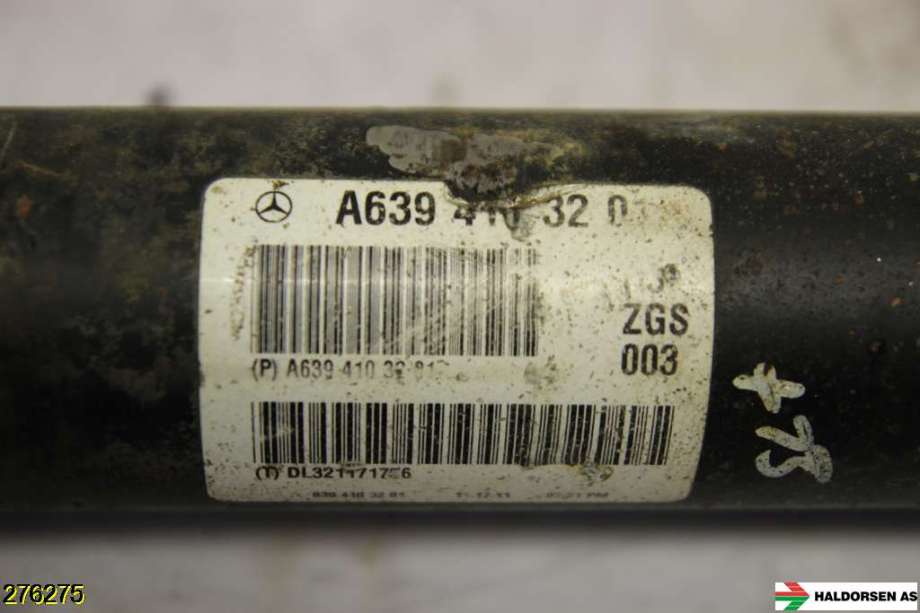 Mellomaksel fremre til Mercedes Vito/Viano 2010-2014 (Fase 2) (W639) (W639) (MERCEDES|A 639 410 32 01|)