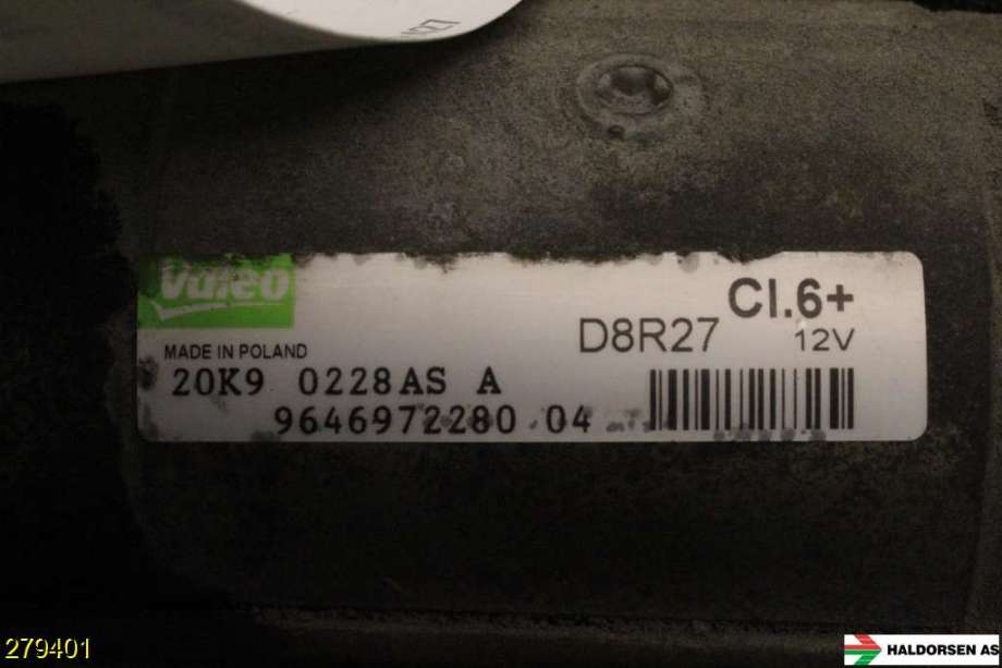 Starter diesel til Citroën Jumpy 2007-2016 (Type II) (CITROEN|5802 Z5|)