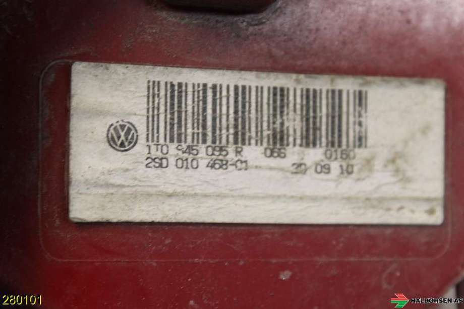 Baklykt venstre til VW Touran 2010-2015 (Type I, Fase 3)  (VOLKSWAGEN|1T0 945 095 R|)
