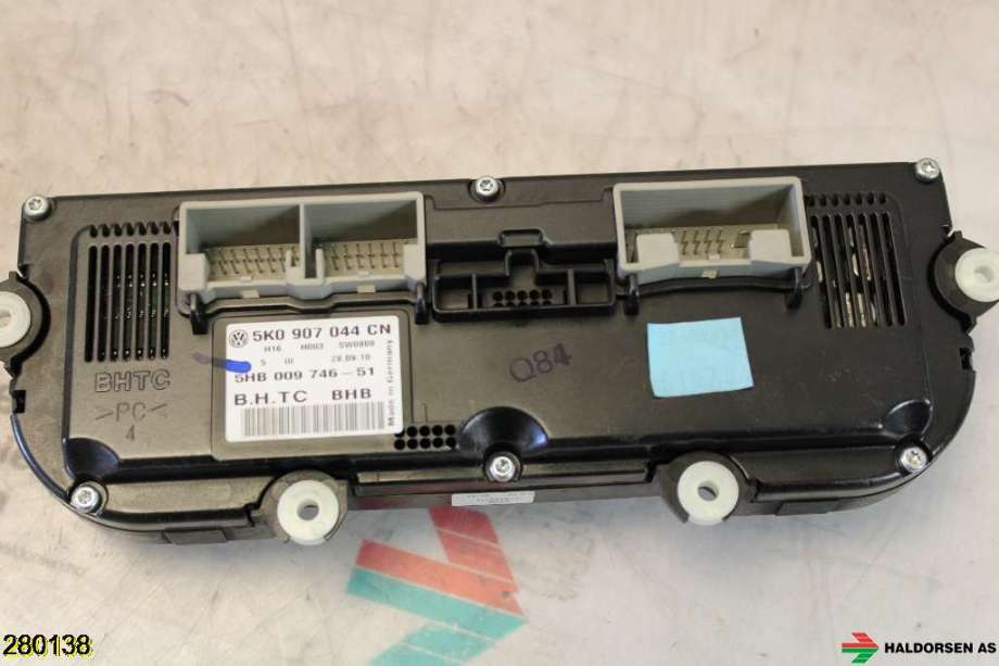 Varmeapparat betjening til VW Touran 2010-2015 (Type I, Fase 3)  (VOLKSWAGEN||5K0907044CN)