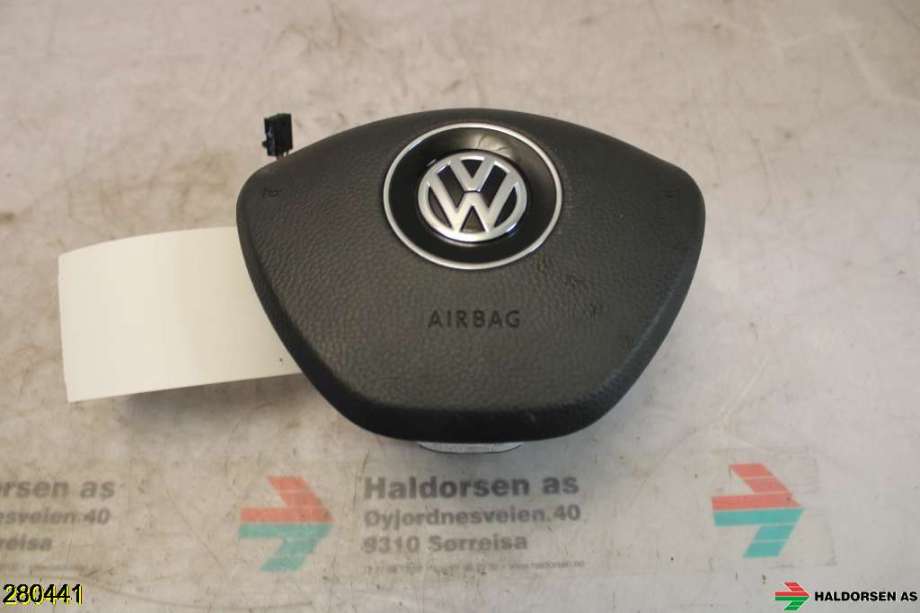 Airbag rattpute til VW e-Golf 2017-2020 (Fase 2)  (VOLKSWAGEN|5G0 880 201 S|)