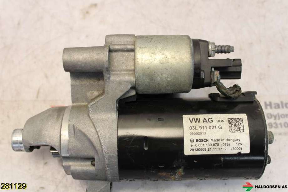Starter diesel til Audi A4, Allroad 2009-2016 (Type I) (B8) (B8) (AUDI|03L 911 021 G|)