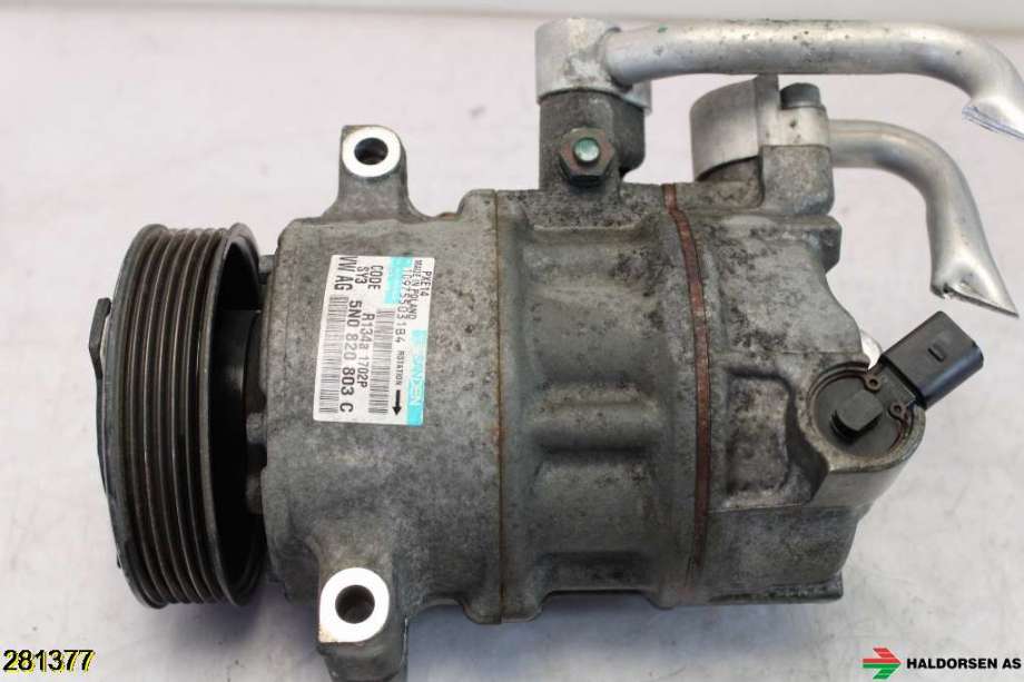 Aircondition kompressor til Audi A1 2010-2014 (Type I, Fase 1)  (AUDI|5N0 820 803 C|)