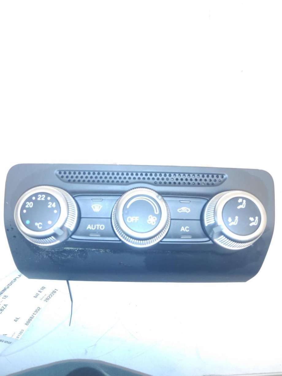 Varmeapparat betjening til Audi A1 2010-2014 (Type I, Fase 1)  (AUDI|8X0 820 043 B|)