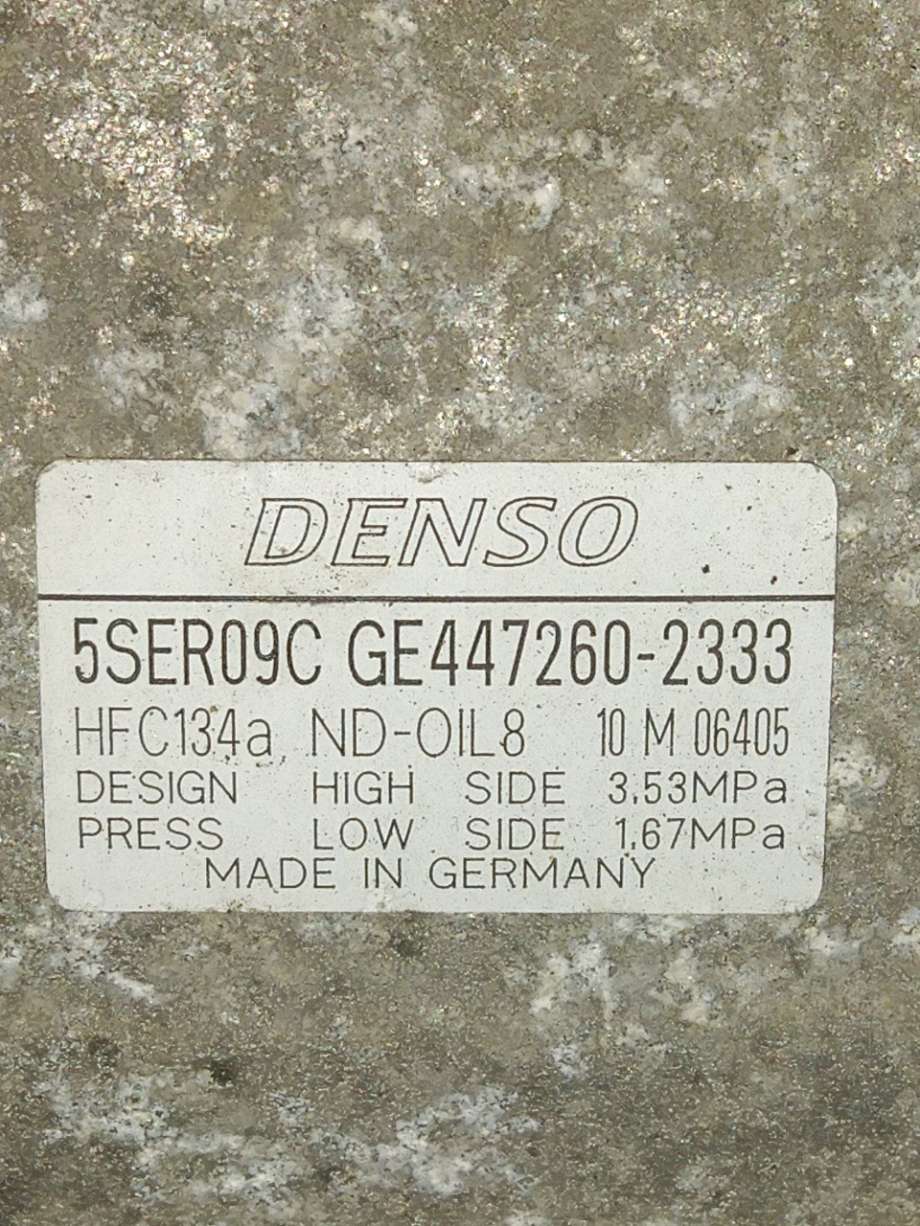 Aircondition kompressor til Toyota Auris 2010-2012 (Type I, Fase 2)  (TOYOTA|883100D330|)