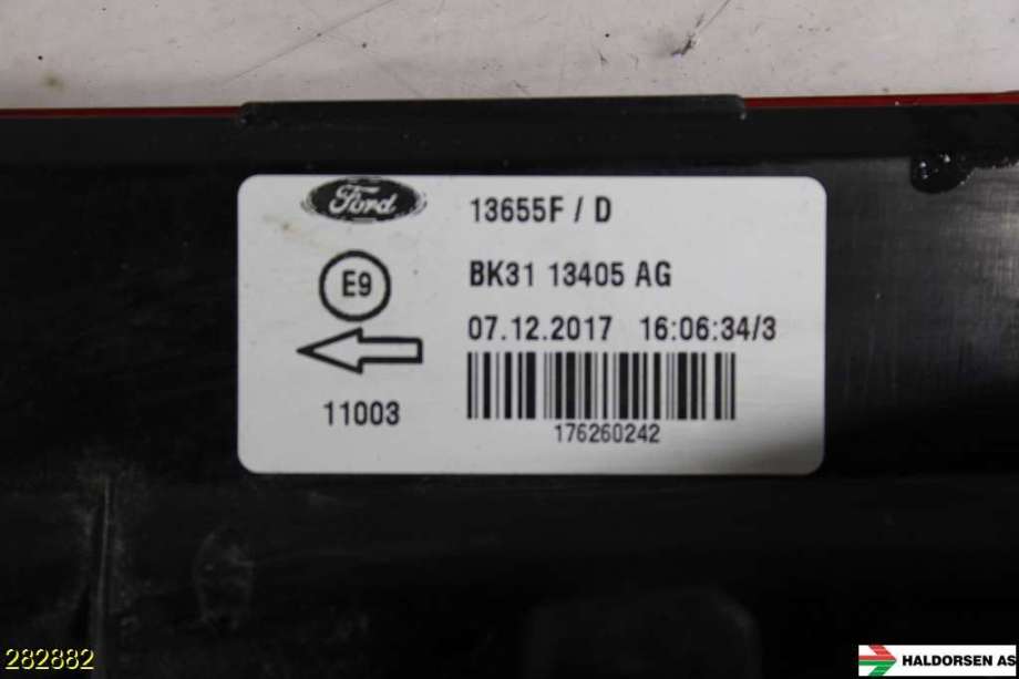 Baklykt venstre til Ford Transit 2014-->>  (FORD|1870426|BK31-13405-AG)